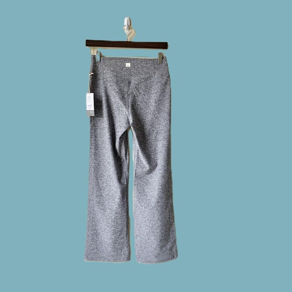 NWT Vuori Mid Rise Elevation Slim Bootcut Pants, Heather Grey, Size Small - Picture 7 of 12